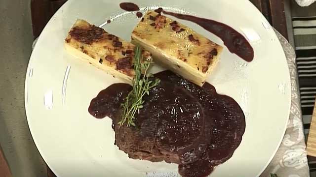 Ojo de bife al vino tinto - Morfi, todos a la mesa 