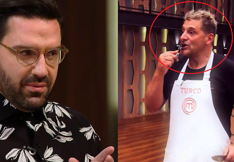 Betular pescó al Turco comiendo del plato del jurado Masterchef Celebrity mitelefe com