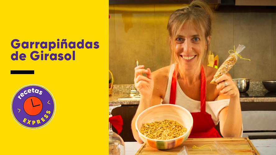 Garrapiñadas de girasol caseras con Chantal - Cocina Telefe 