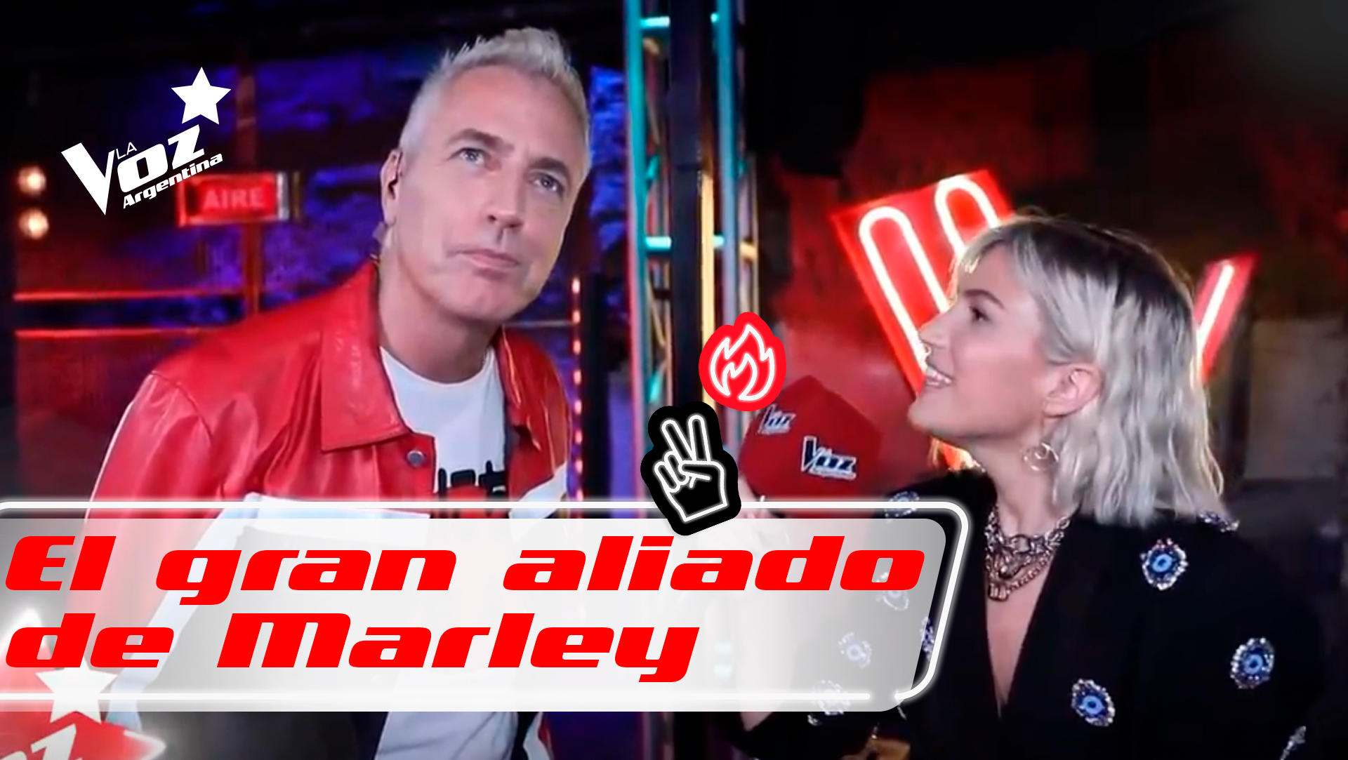 El gran secreto de Marley para aguantar parado - La Voz Argentina