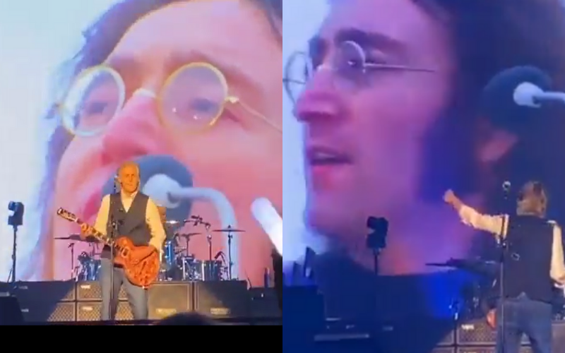 Épico video: Paul McCartney y John Lennon juntos otra vez - Entretenimientos - telefe.com