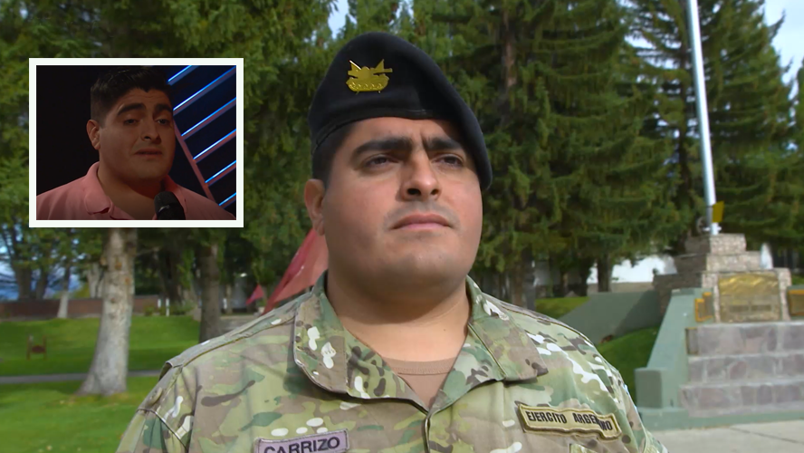 La emoción de un cabo del ejército militar tras pasar por La Voz Argentina La Voz Argentina